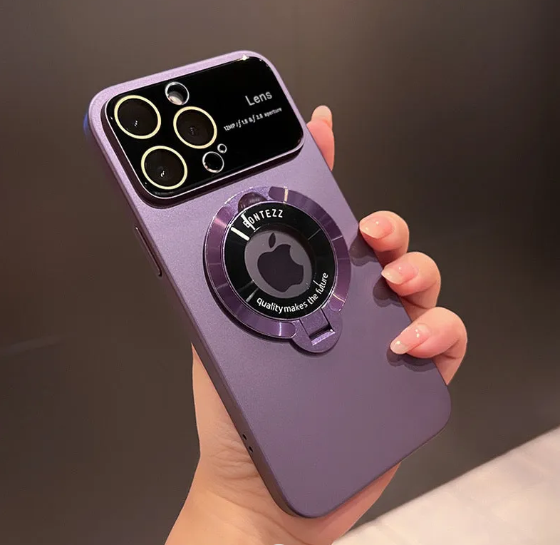 Pouzdro na iPhone MagSafe s integrovaným stojánkem a designem s velkým oknem